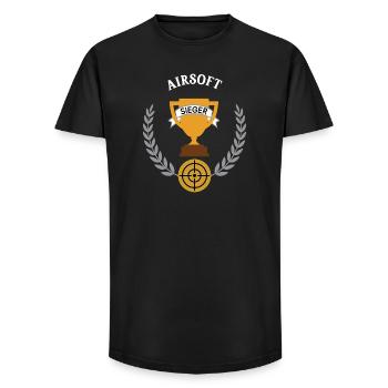 Airsoft Winner Winner Tournament Championship - T-shirt coupe longue homme - noir - Devant - AI Model Male 185 light (185cm)