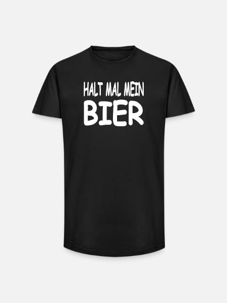 Beer - Long Fit Men's T-Shirt - black