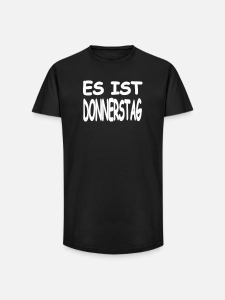 Thursday - Long Fit Men's T-Shirt - black