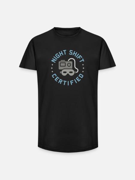 Sleep Technologist Polysomnographic Tech Rpsgt - Long Fit Men's T-Shirt - black