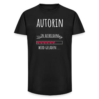 Creative Writing Student Profession Author - Long Fit Men's T-Shirt - black - Front - AI Model Male 185 light (185cm)