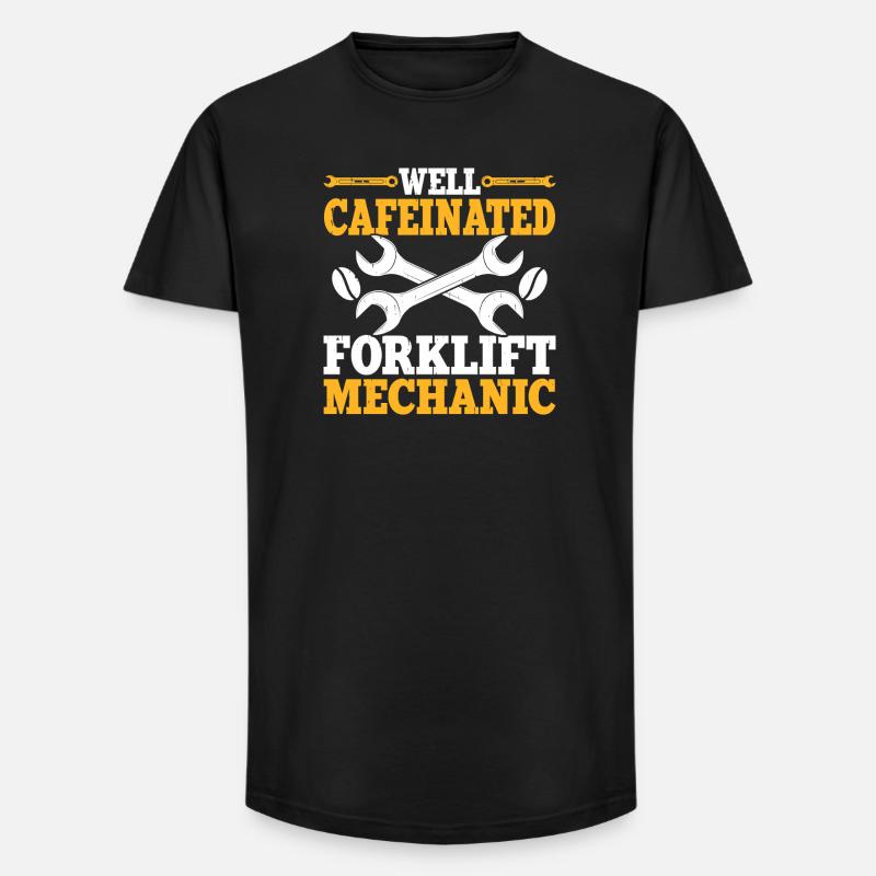 Mechanic Mechatronics Technician Handyman Gift - Long Fit Men's T-Shirt - black