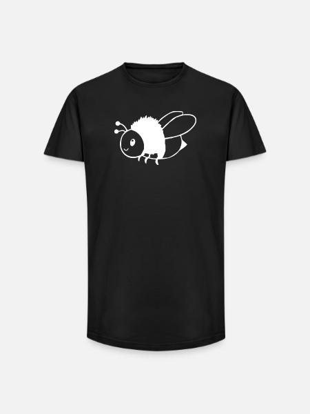personalized bees t-shirt gift beekeeper - Long Fit Men's T-Shirt - black