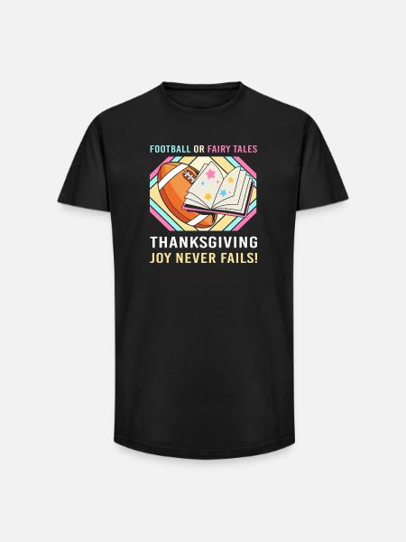 Thanksgiving Gender Reveal Werdende Mutter - Long Fit Männer T-Shirt - Schwarz