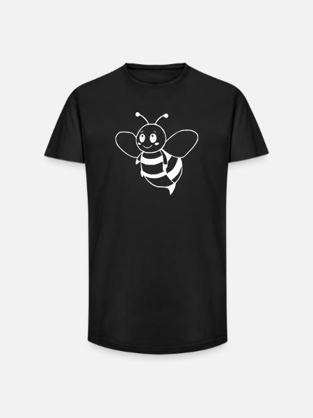 Personlig bi-T-shirt som biavlergave - Long fit herre T-shirt - sort