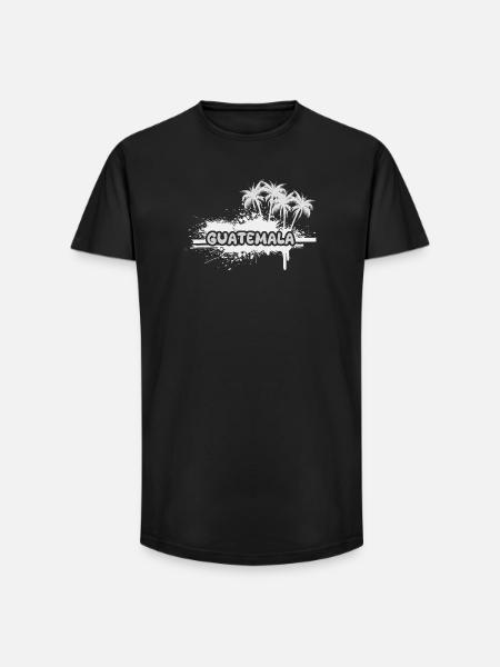 Guatemala as a holiday - Long Fit Men's T-Shirt - black