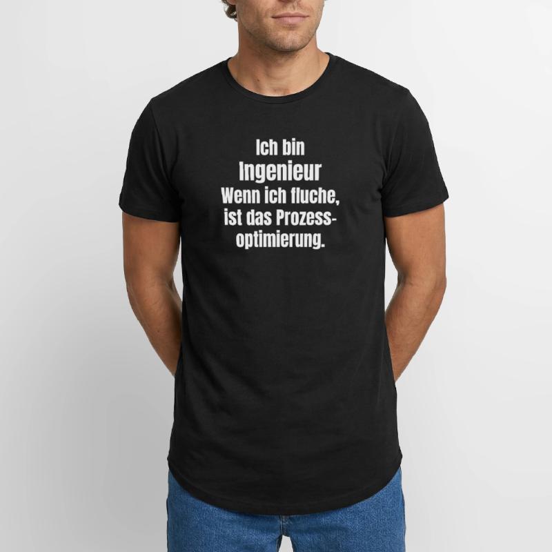 Engineer Saying Process Optimization Long Fit Men's T-Shirt