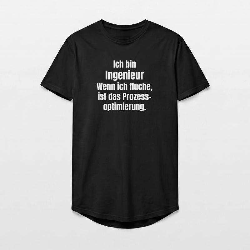Engineer Saying Process Optimization Long Fit Men's T-Shirt