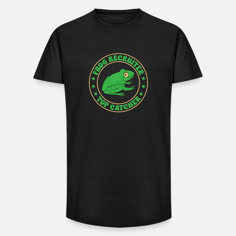 Frog Catcher Recruiter Top Frog - Long Fit Männer T-Shirt - Schwarz