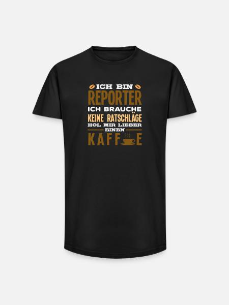 Investigative Reporter Journalist Advice - Long Fit Men's T-Shirt - black