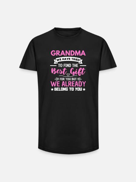 Lustiges Oma-Zitat für Großmutter - Long Fit Männer T-Shirt - Schwarz