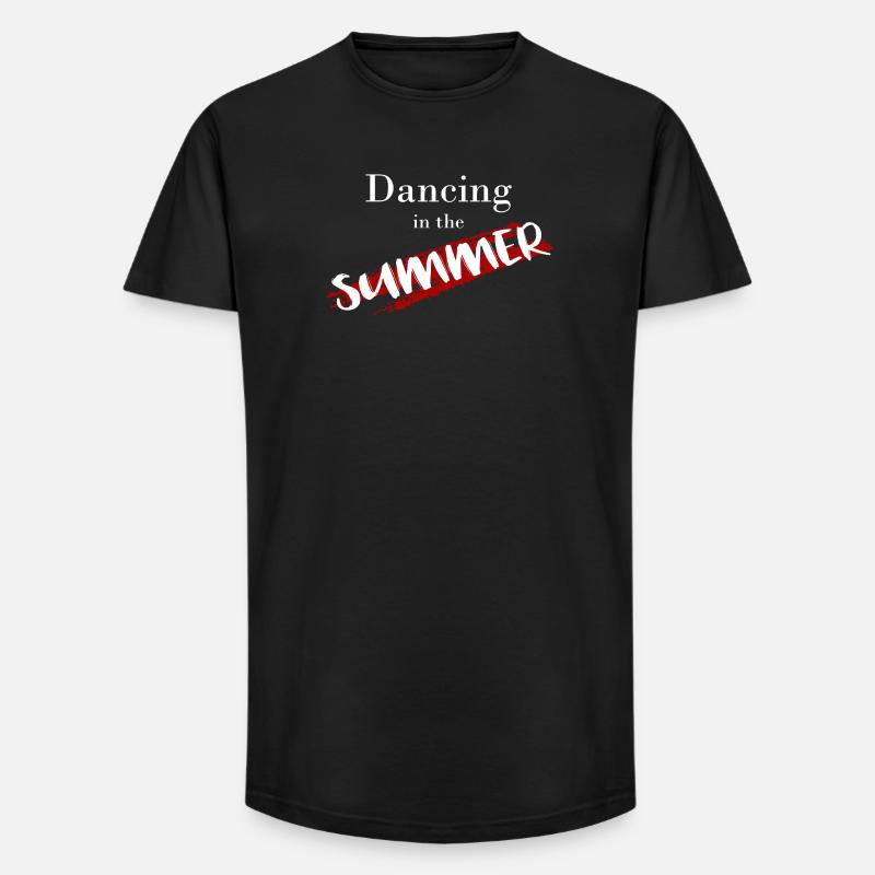 Dancing - Long Fit Männer T-Shirt - Schwarz