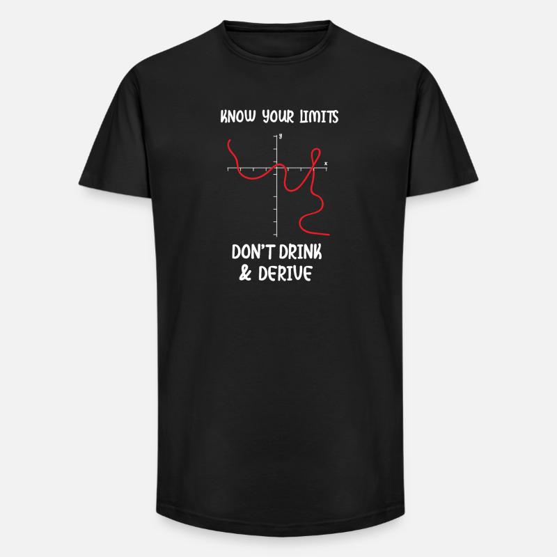 Math Math Math Teacher Mathematician - Long Fit Men's T-Shirt - black