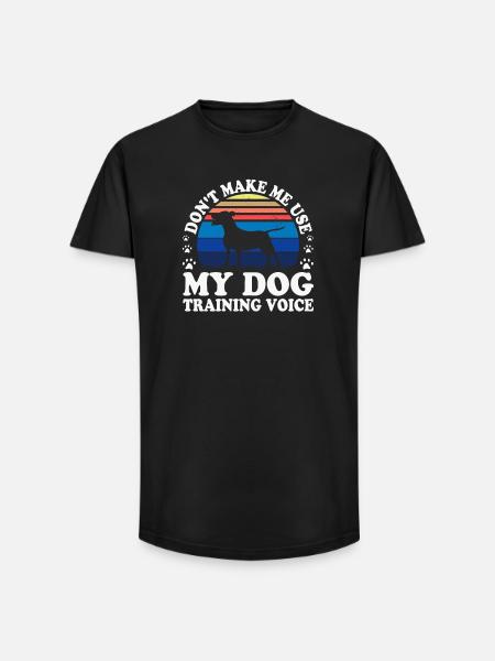 Dogs Dog Lover Dog Owner Gift - Long Fit Men's T-Shirt - black