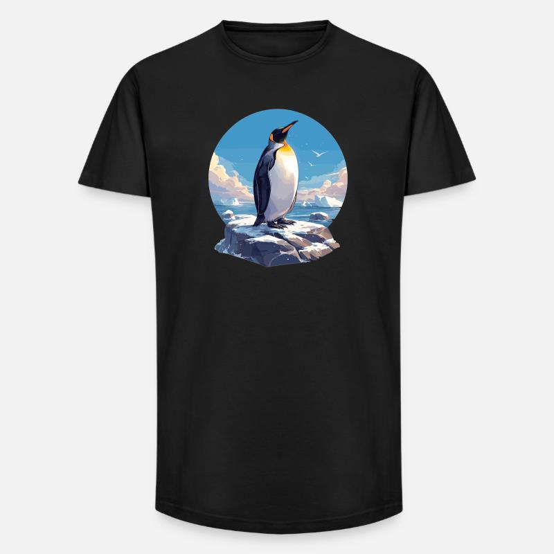 Penguins Penguin - Long Fit Men's T-Shirt - black