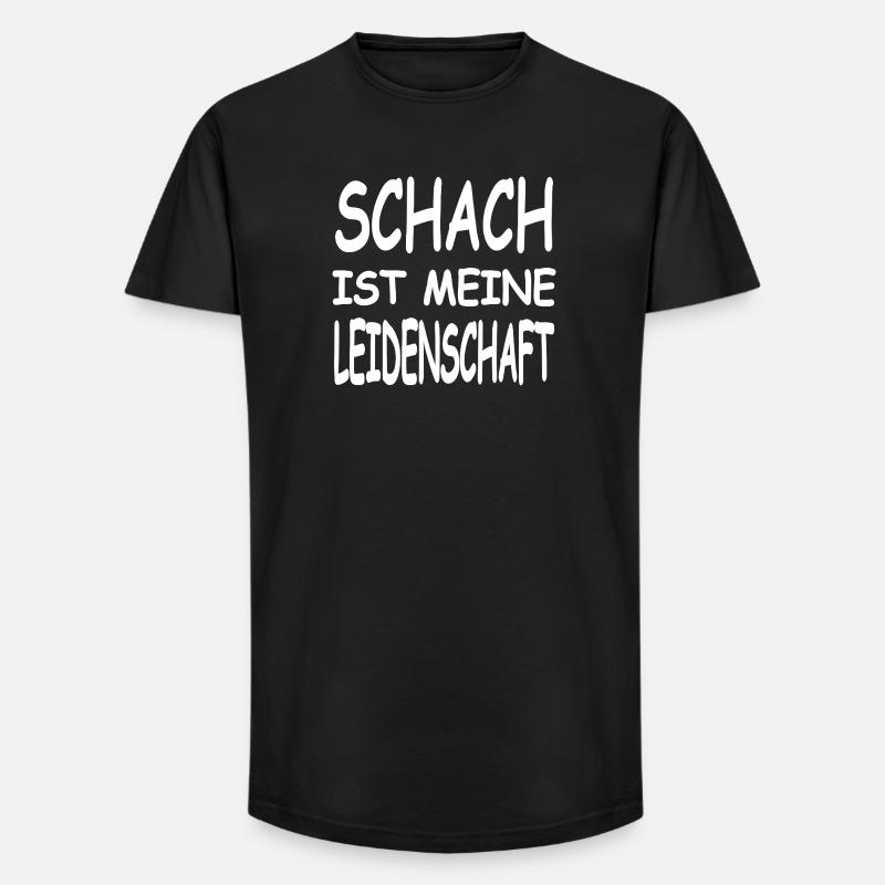 Schach - Long Fit Männer T-Shirt - Schwarz