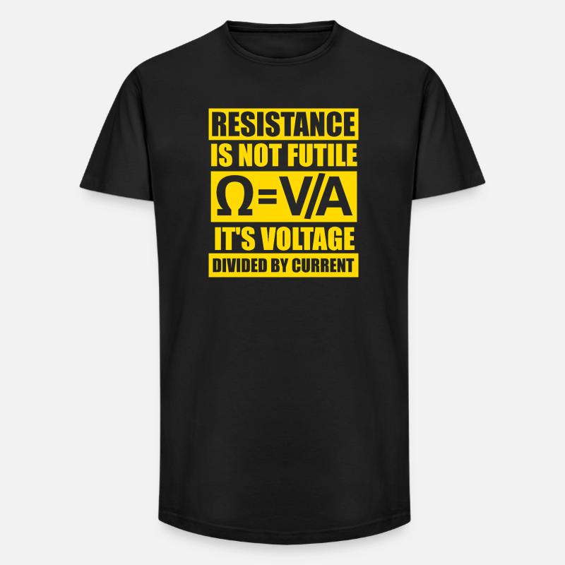 Physics Physicist Physics Student Physics Teacher - Long Fit Men's T-Shirt - black