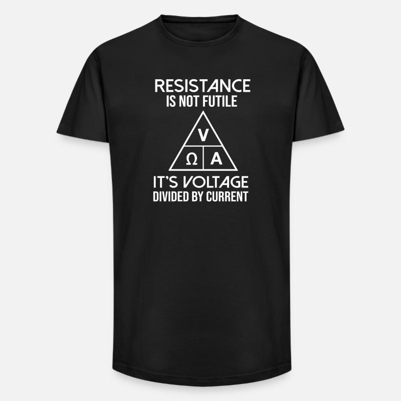 Physik Phyiker Physikstudent Physiklehrer - Long Fit Männer T-Shirt - Schwarz
