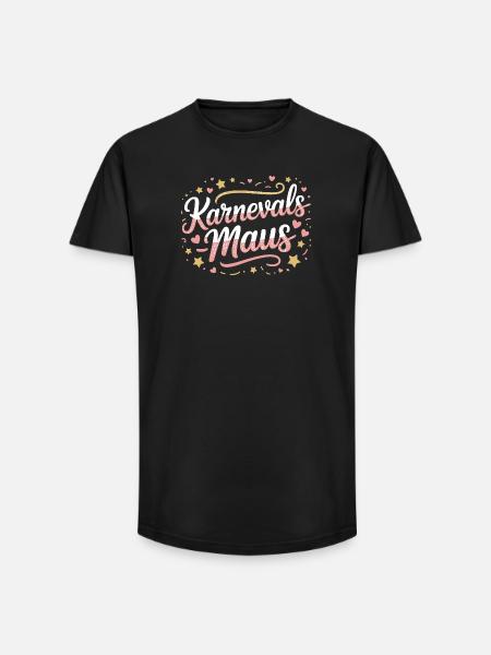 Carnival Mouse Cologne Carnival Mouse - Long Fit Men's T-Shirt - black