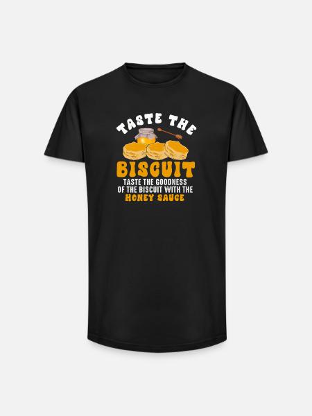Honeyed Biscuit Morning - Long Fit Men's T-Shirt - black