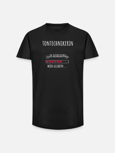 Tontechnik Studium Beruf Ausbildung Tontechnikerin - Long Fit Männer T-Shirt - Schwarz