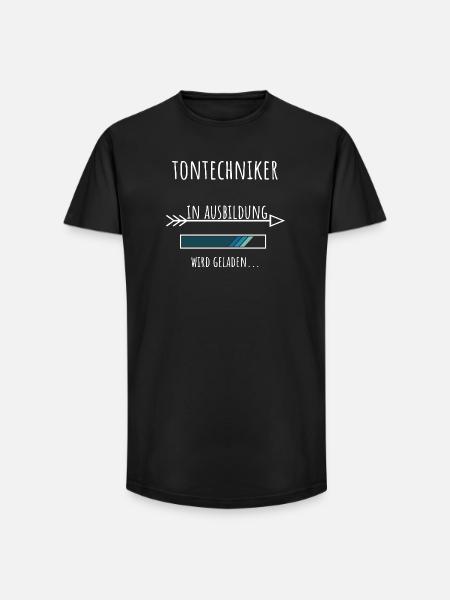 Tontechnik Studium Beruf Ausbildung Tontechniker - Long Fit Männer T-Shirt - Schwarz