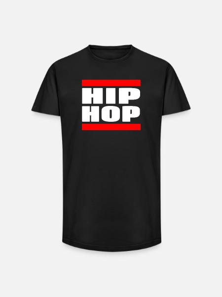 Beat Flow Culture Urban Sound Expression - Long Fit Men's T-Shirt - black