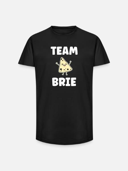 Humor brie cheese - Long Fit Men's T-Shirt - black