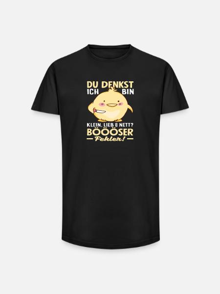 Bad mistake little chicks - Long Fit Men's T-Shirt - black
