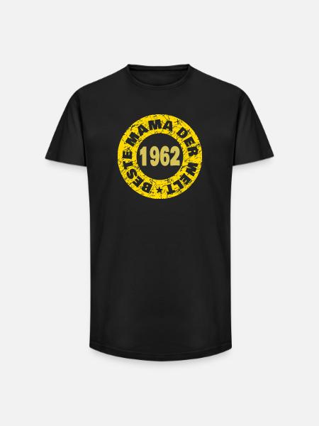 1962 - Long Fit Männer T-Shirt - Schwarz