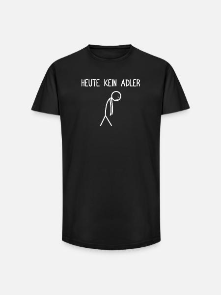 Today no eagle falconry falconer - Long Fit Men's T-Shirt - black