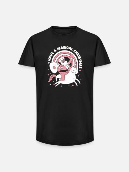 Have a Magical Christmas - Long Fit Men's T-Shirt - black