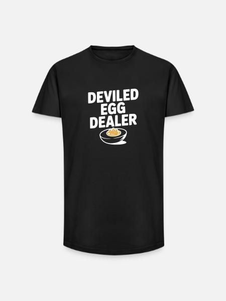 Deviled Egg Dealer - Long Fit Men's T-Shirt - black