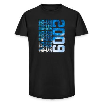 LIMITED EDITION 2009 17 JAHRE 17. GEBURTSTAG - Long Fit Männer T-Shirt - Schwarz - Vorne - AI Model Male 185 light (185cm)