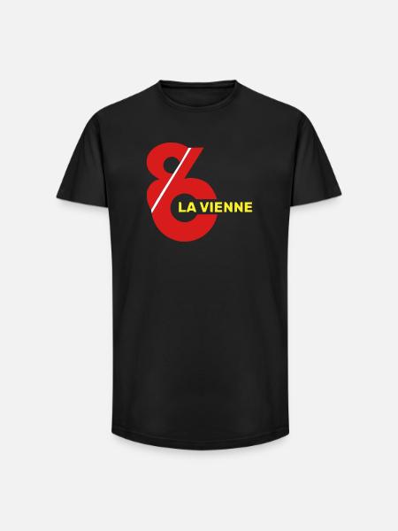 Vienne 86 logo - Long Fit Men's T-Shirt - black