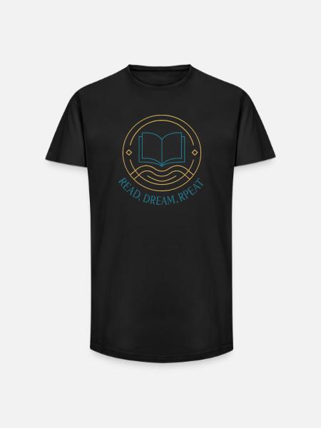 Read. Dream. Try again. - Long Fit Men's T-Shirt - black