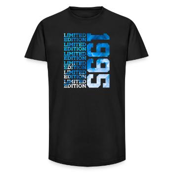 ÉDITION LIMITÉE 31 ANS 31 ANS 1995 - T-shirt coupe longue homme - noir - Devant - AI Model Male 185 light (185cm)