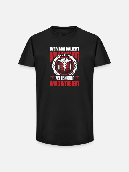 Pflegerin Geschenke Pflege Lustig Krankenpflegerin - Long Fit Männer T-Shirt - Schwarz