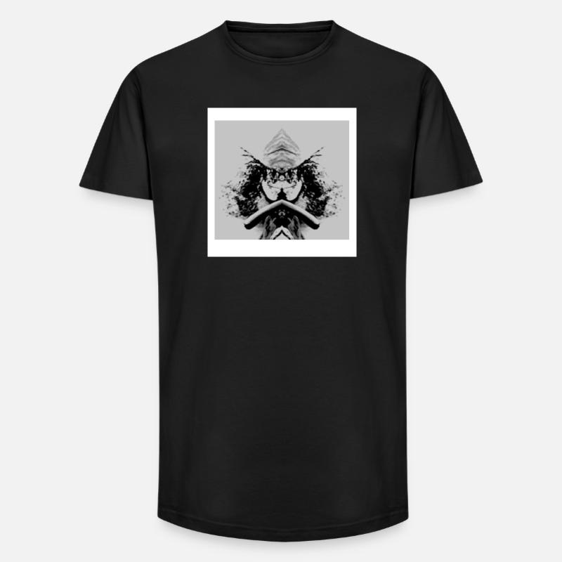 Star - Long Fit Männer T-Shirt - Schwarz
