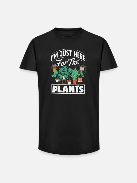 Garden & Plant Lovers Gifts - Long Fit Men's T-Shirt - black