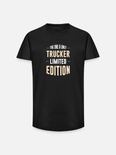 Trucker Limited Edition - Long Fit Men's T-Shirt - black