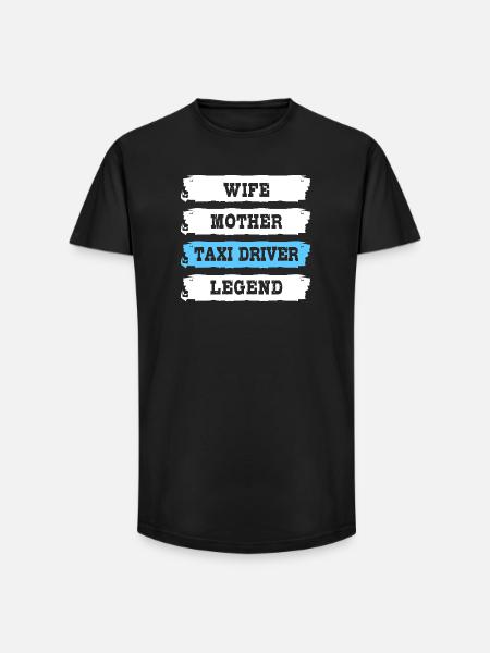 Taxi Driver Taxi - Long Fit Men's T-Shirt - black