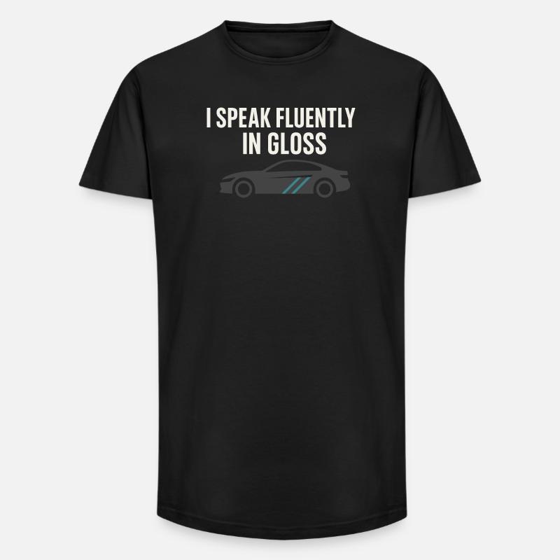 Auto Detailer Buffer Pro Paint - Long Fit Männer T-Shirt - Schwarz