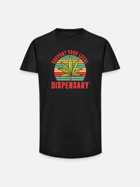 Funny Stoner Outfits - Long Fit Men's T-Shirt - black