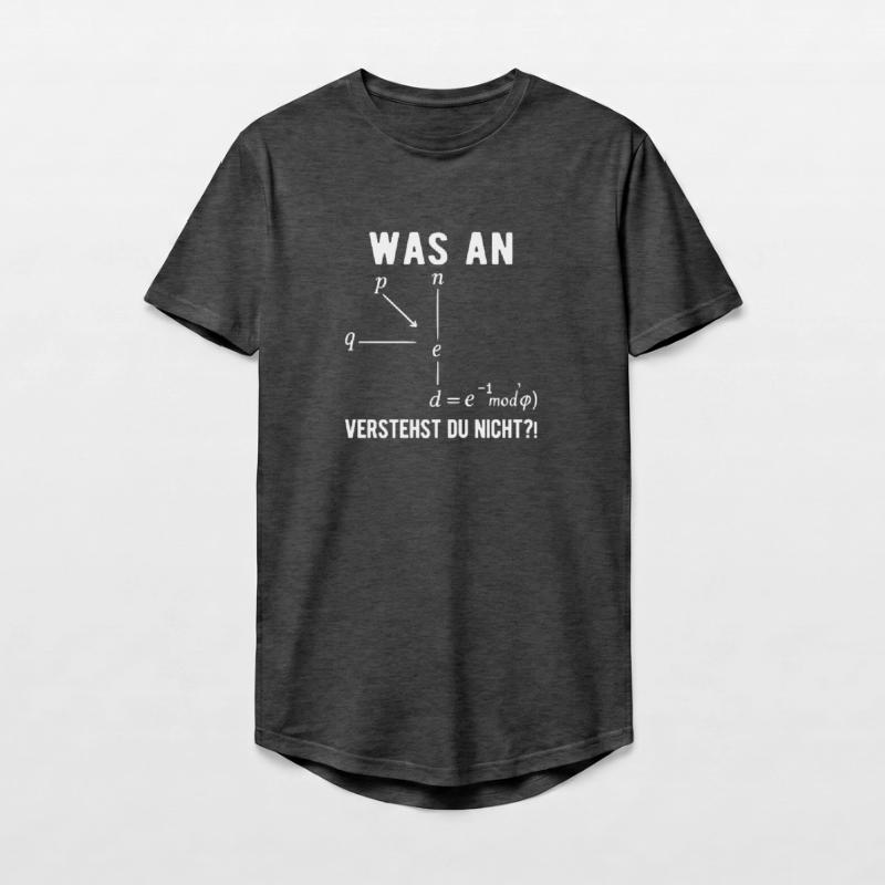 Informatiker Programmierer Computer Nerd Spruch  Long Fit Männer T-Shirt