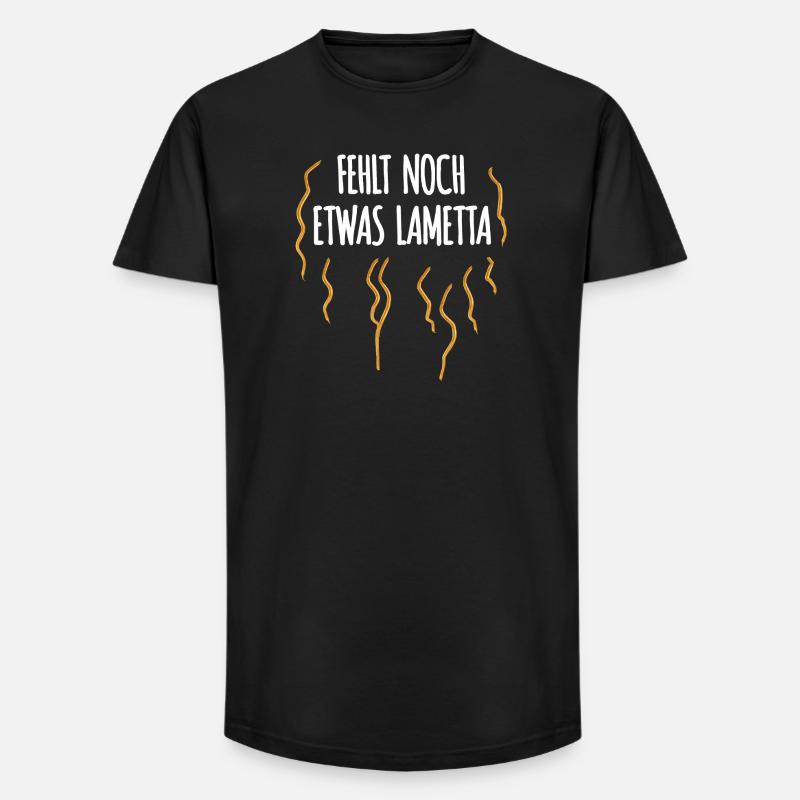 Still missing some tinsel - Long Fit Men's T-Shirt - black