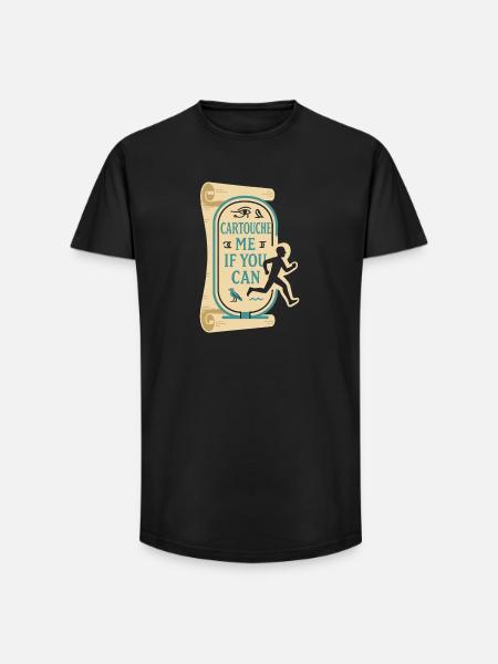 Pharaoh Archaeology in Ancient Egypt - Long Fit Men's T-Shirt - black