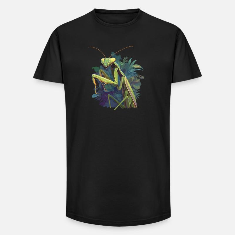Gottesanbeterinnen Gottesanbeterin - Long Fit Männer T-Shirt - Schwarz