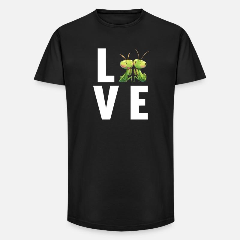 Gottesanbeterinnen Gottesanbeterin - Long Fit Männer T-Shirt - Schwarz
