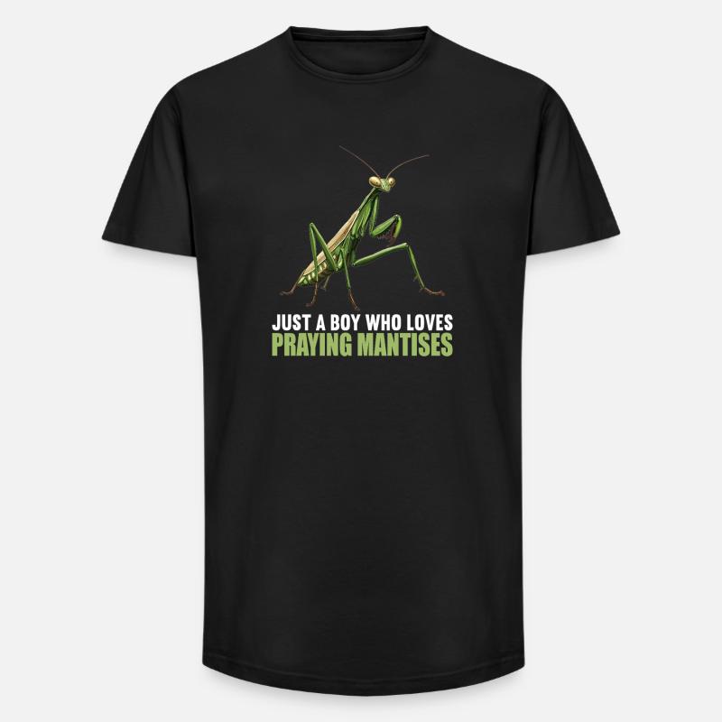 Gottesanbeterinnen Gottesanbeterin - Long Fit Männer T-Shirt - Schwarz